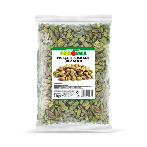 GOLDPACK PISTACJE ŁUSKANE 1kg/10