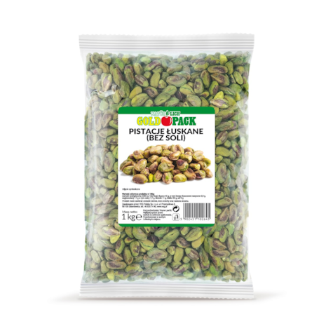 GOLDPACK PISTACJE ŁUSKANE 1kg/10