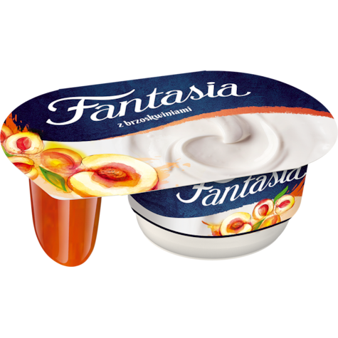 DANONE FANTASIA BRZOSKWINIA 118g/12