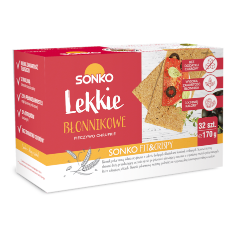 SONKO PIECZYWO LEKKIE BŁONNIKOWE 170g/10