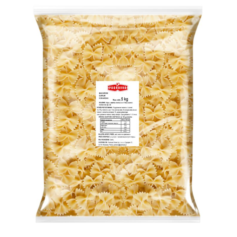 PODRAVKA MAKARON KOKARDKI 5kg FARFALLE