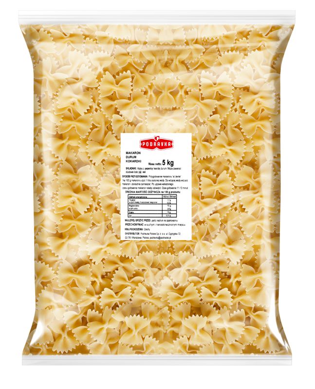 PODRAVKA MAKARON KOKARDKI 5kg FARFALLE