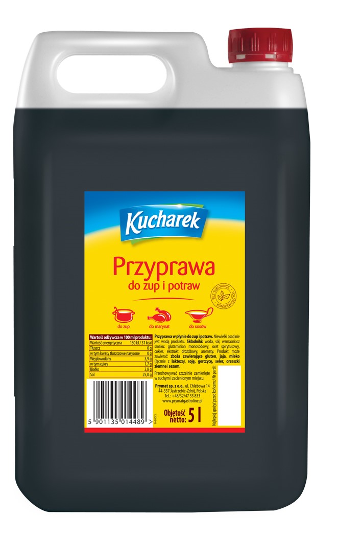 PRYMAT KUCHAREK PRZYPRAWA W PŁYNIE 5L