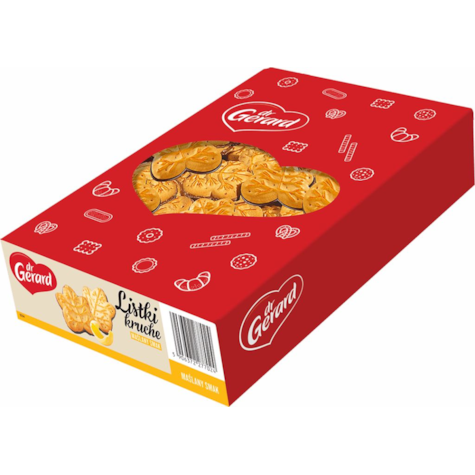 DR GERARD LISTKI KRUCHE MAŚLANE Z CZEKOLADĄ 650g