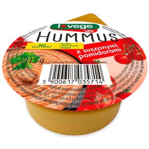 SANTE LOVEGE HUMMUS Z SUSZONYMI POMIDORAMI 115g/12