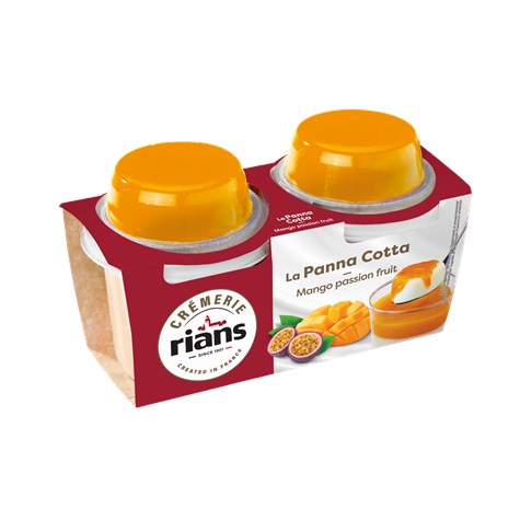 RIANS PANNA COTTA MANGO MARAKUJA 2x120g/6