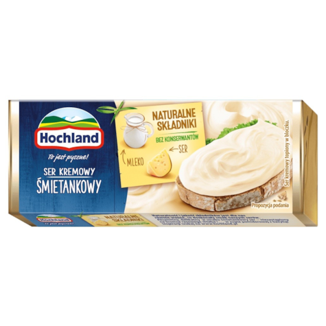 HOCHLAND BLOCZEK ŚMIETANKA 90g/6