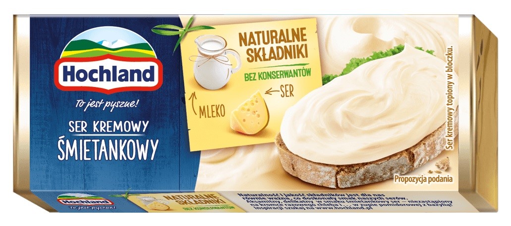 HOCHLAND BLOCZEK ŚMIETANKA 90g/6