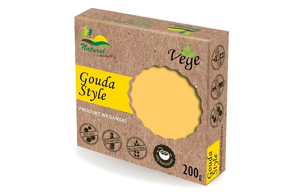 NATURAL VEGE GOUDA STYLE 200g/18