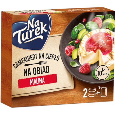 TUREK CAMEMBERT NA CIEPŁO 200g/6 malina