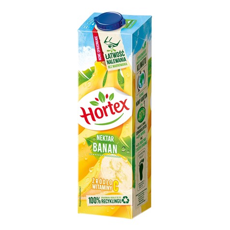 HORTEX NEKTAR 1L BANAN (6) karton