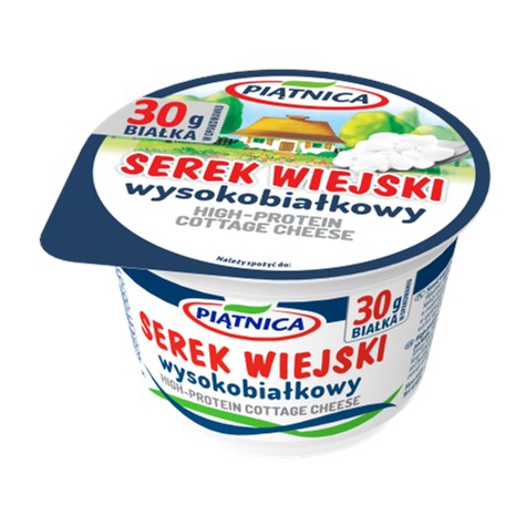 PIĄTNICA SEREK WIEJSKI WYSOKOBIAŁKOWY 200g/12