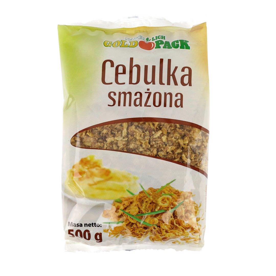 GOLDPACK CEBULA SMAŻONA PRAŻONA 500g/10