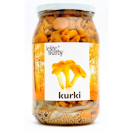 LEŚNE SKARBY KURKI MARYNOWANE 800g/455g/4