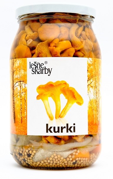 LEŚNE SKARBY KURKI MARYNOWANE 800g/455g/4