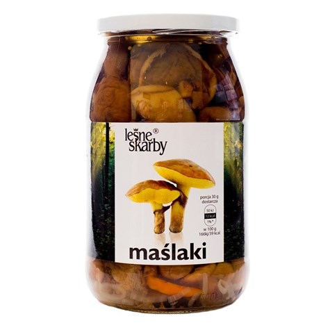 LEŚNE SKARBY MAŚLAKI MARYNOWANE 800g/455g/4