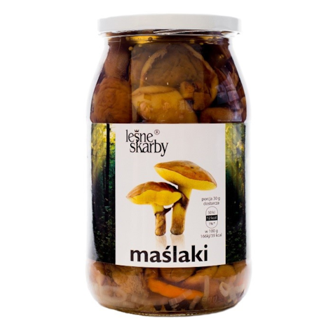 LEŚNE SKARBY MAŚLAKI MARYNOWANE 800g/455g/4
