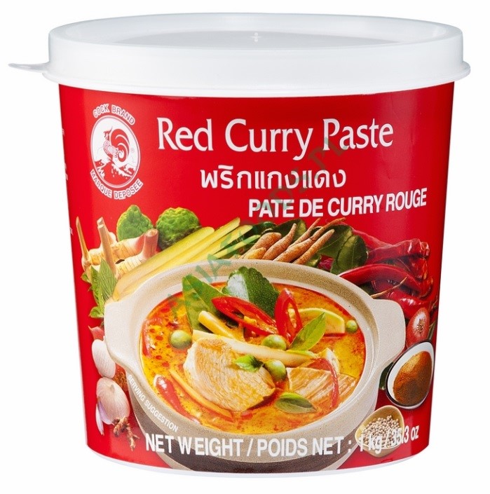 ASIA PASTA CURRY CZERWONA COCK 1kg/12