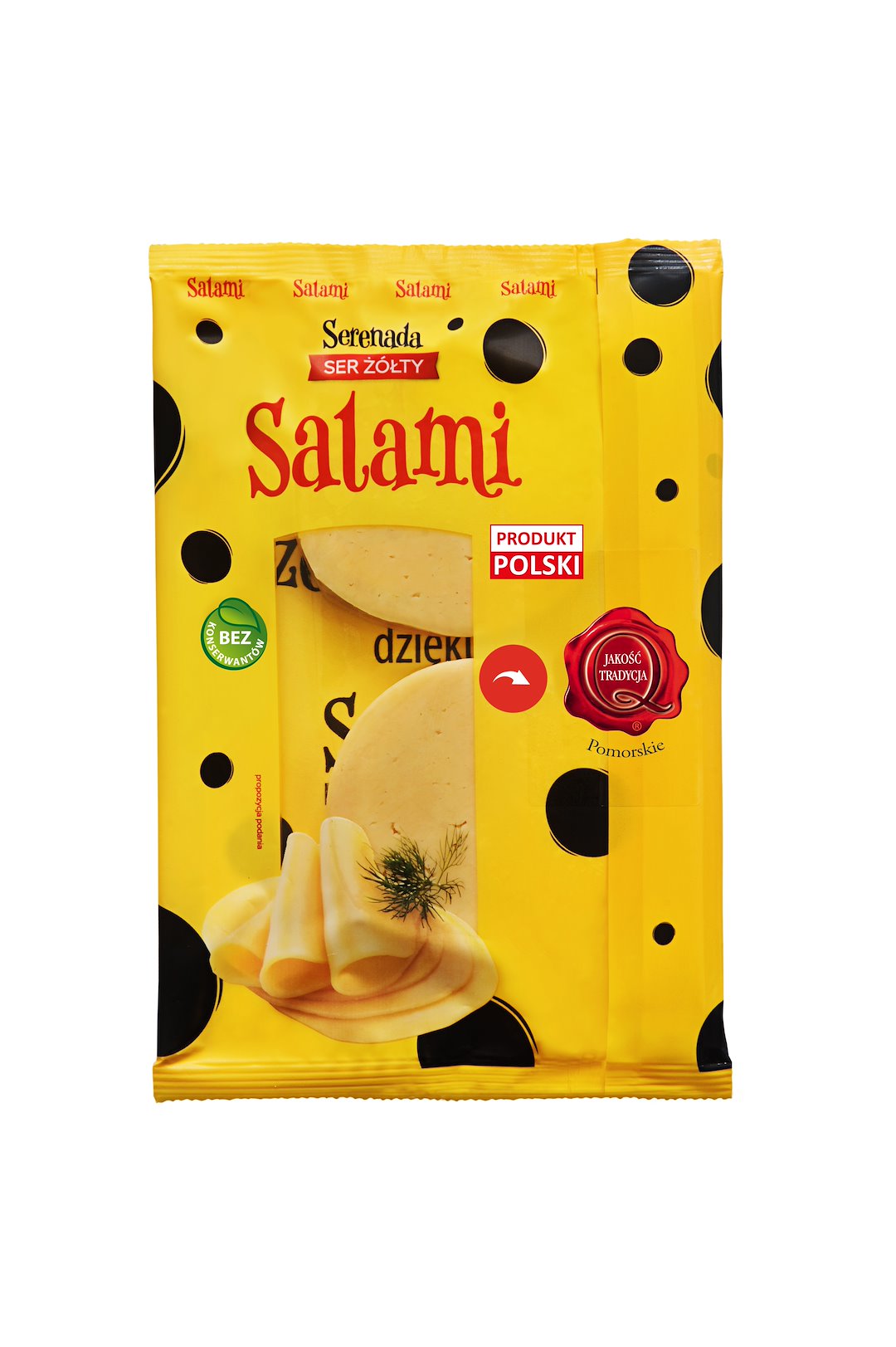 SERENADA SER PLASTRY b/laktozy 135g/14 SALAMI