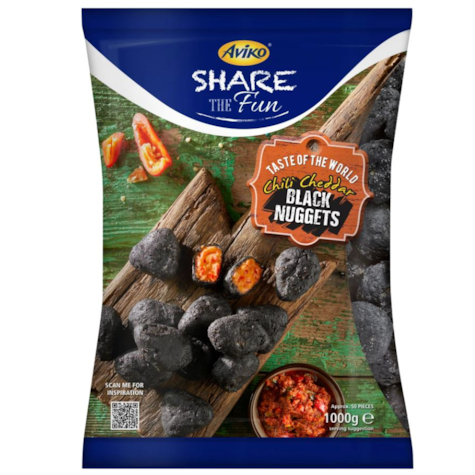 AVIKO CZARNE NUGGETSY Z SEREM CHEDDAR CHILI 1kg/5