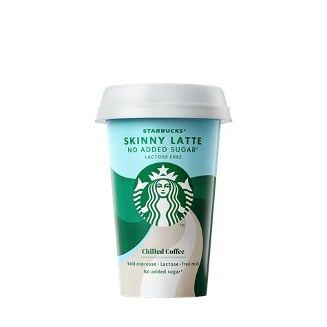 ARLA STARBUCKS SKINNY LATTE LACTOSE FREE 220ml/10