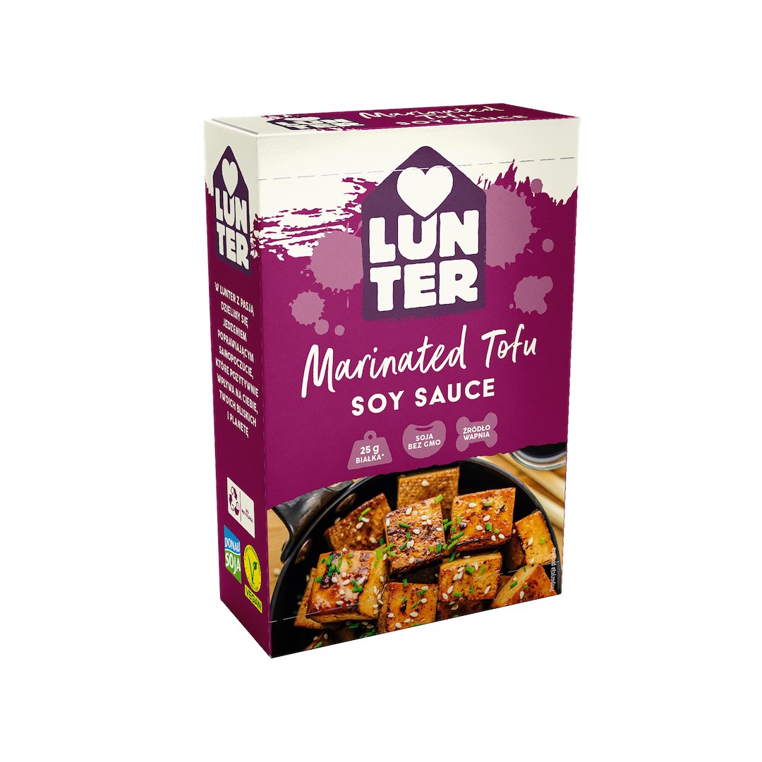LUNTER TOFU MARYNOWANE 180g/10 KOSTKA