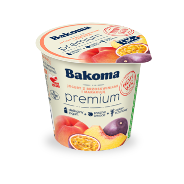 BAKOMA JOGURT PREMIUM 140g BRZOSK-MARACUJA (20)