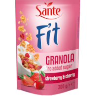 SANTE GRANOLA FIT TRUSK-WIŚNIA BEZ CUKRU 300g (12)