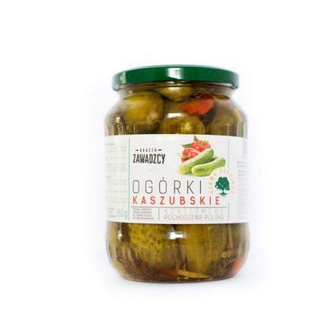 BRACIA OGÓRKI KONSERWOWE KASZUBSKIE 680g/380g/8