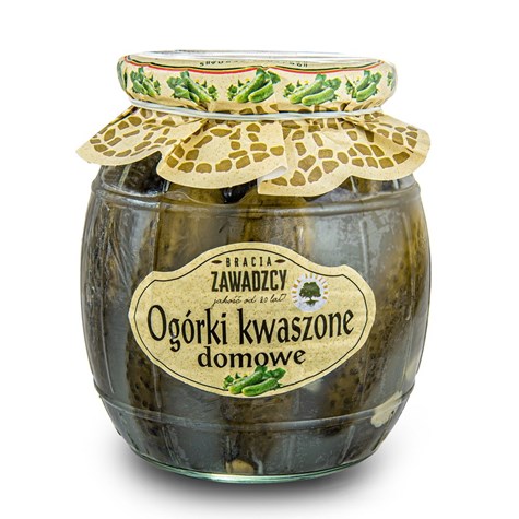 BRACIA OGÓRKI KWASZONE DOMOWE 750g/450g/4