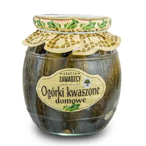 BRACIA OGÓRKI KWASZONE DOMOWE 750g/450g/4