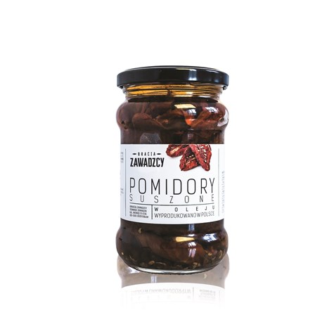 BRACIA POMIDORY SUSZONE W OLEJU 270g/150g/8