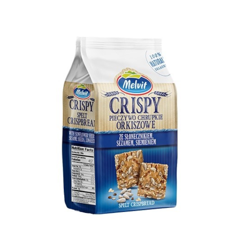 MELVIT CRISPY ORKISZOWY ZE SŁONECZ-SEZ-SIEM 150g/6