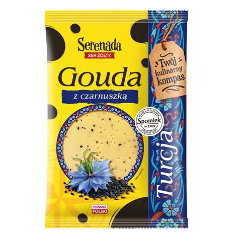 SERENADA SER PLASTRY 135g/14 GOUDA Z CZARNUSZKĄ