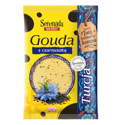 SERENADA SER PLASTRY 135g/14 GOUDA Z CZARNUSZKĄ