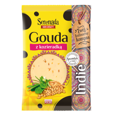 SERENADA SER PLASTRY 135g/14 GOUDA Z KOZIERADKĄ