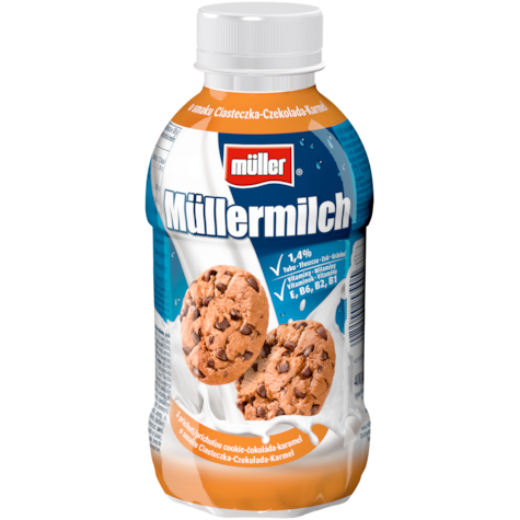 MULLER MILK KARMEL COOKIE 400ml/12