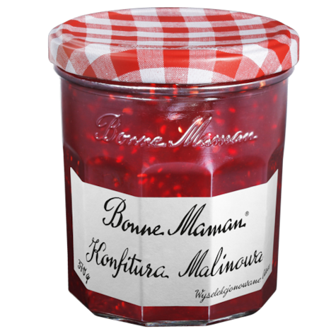BONNE MAMAN KONFITURA MALINOWA 370g (6)