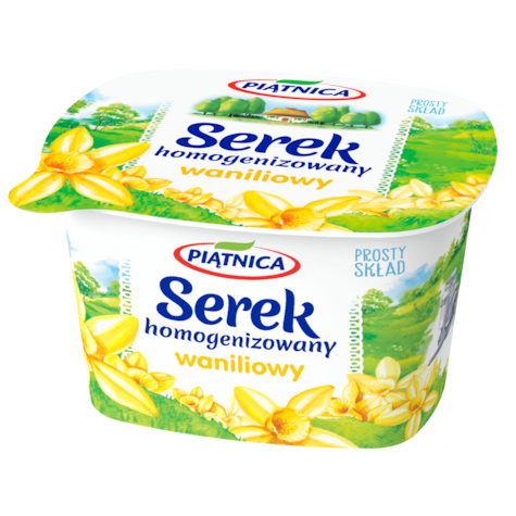 PIĄTNICA SEREK HOMO WANILIOWY 150g/12
