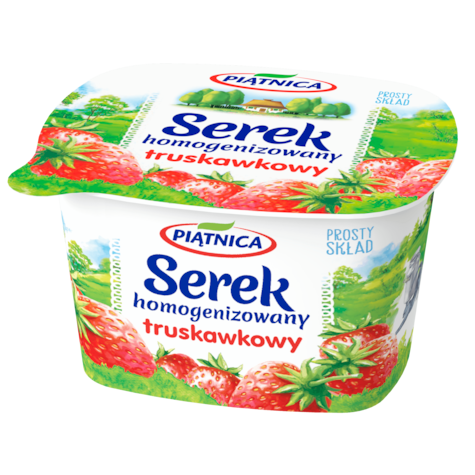 PIĄTNICA SEREK HOMO TRUSKAWKOWY 150g/12