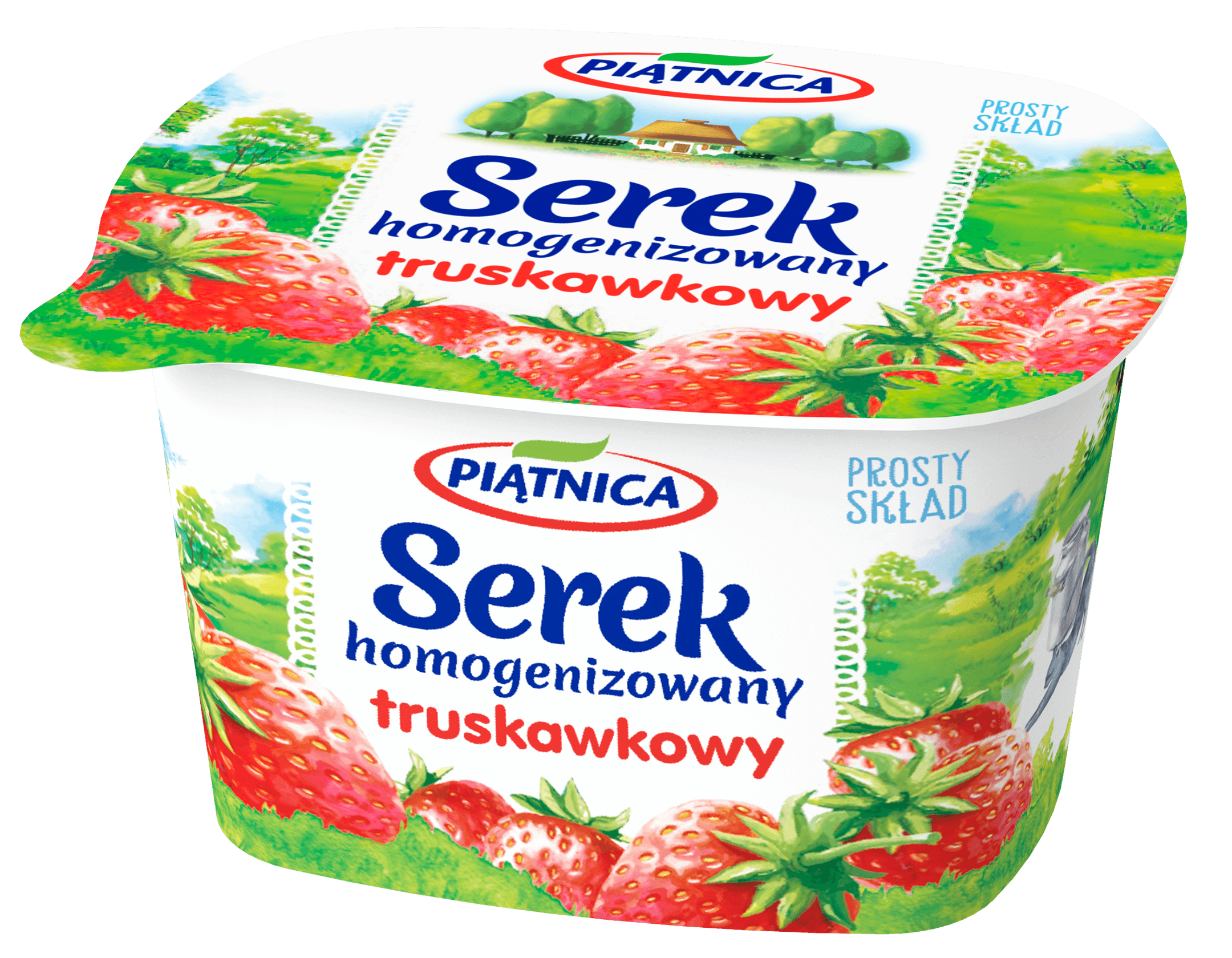 PIĄTNICA SEREK HOMO TRUSKAWKOWY 150g/12