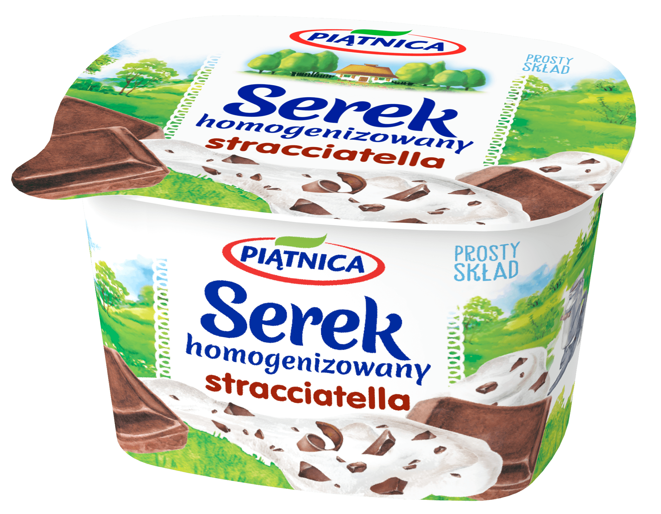 PIĄTNICA SEREK HOMO STRACCIATELLA 150g/12