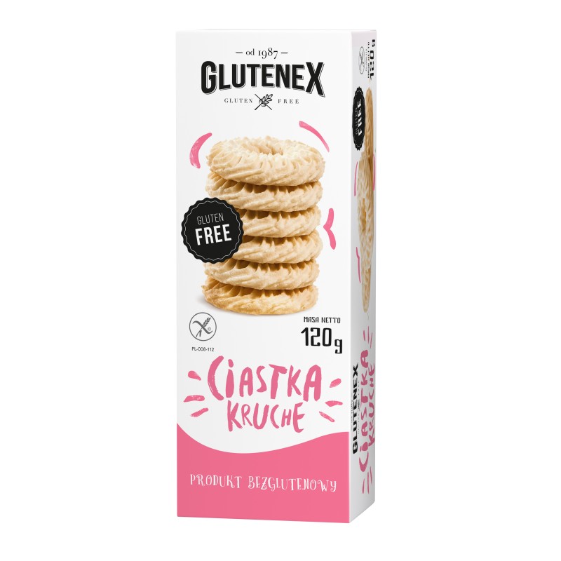 GLUTENEX CIASTKA KRUCHE 120g/12