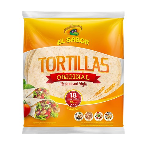 GREEK TORTILLA 18x15cm (10) 504g EL SABOR