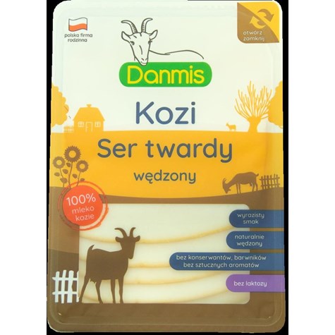 DANMIS SER KOZI TWARDY WĘDZONY PLASTRY 100g/10