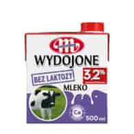 MLEKOVITA MLEKO UHT WYDOJONE B/LAKTOZ 0,5L 3,2%/12