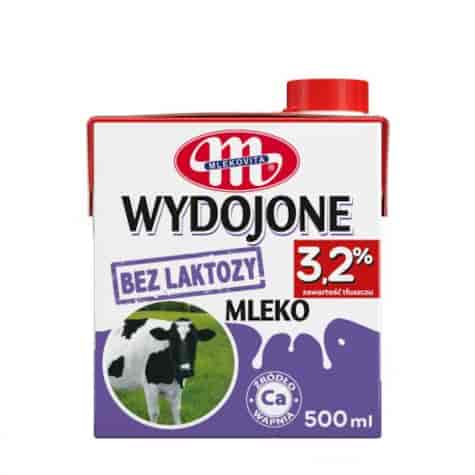 MLEKOVITA MLEKO UHT WYDOJONE B/LAKTOZ 0,5L 3,2%/12