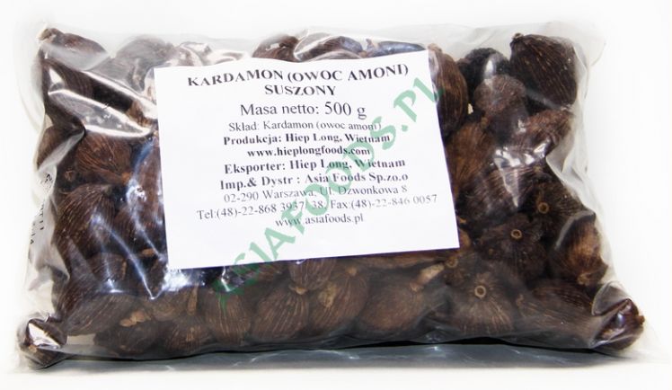 ASIA KARDAMON CAŁY OWOCE 500g/40 TSAO-QUA