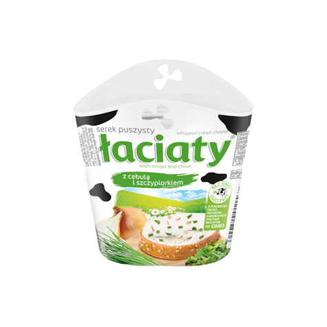 ŁACIATE SEREK PUSZYSTY CEBULA/SZCZYPIOR 150g/12