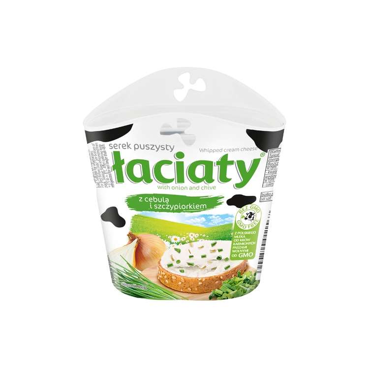 ŁACIATE SEREK PUSZYSTY CEBULA/SZCZYPIOR 150g/12